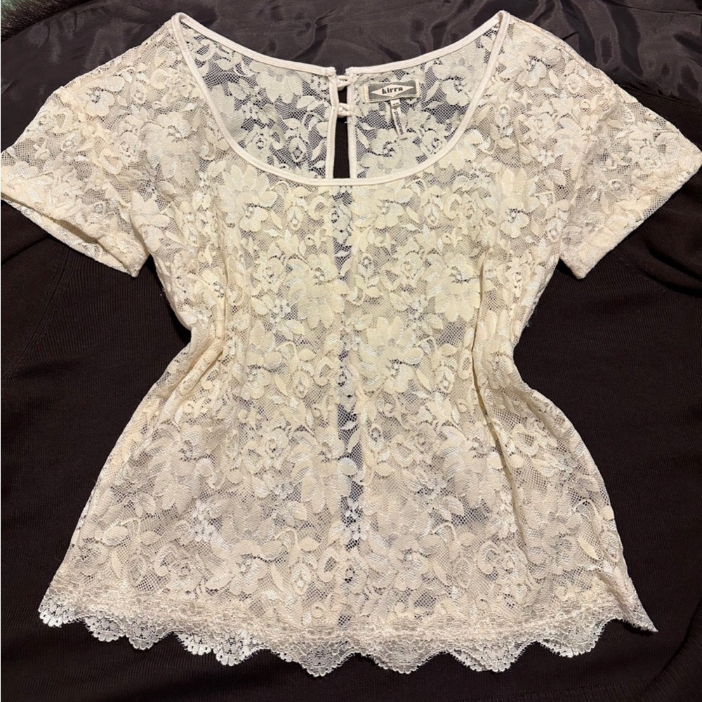 Vintage lace top